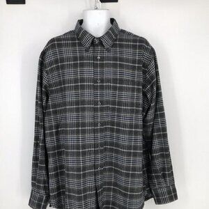 Sault New England Men's Flannel Button Down Sz XL